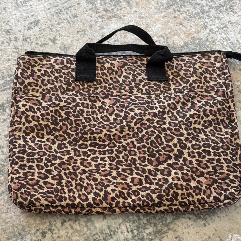 Leopard Print Padded Women's Bag